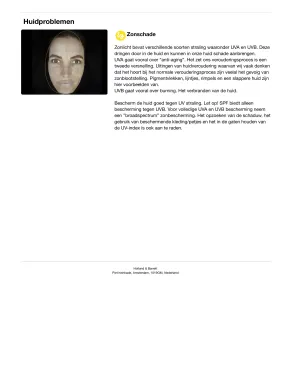 Voorbeeld Rapport Huidanalyse