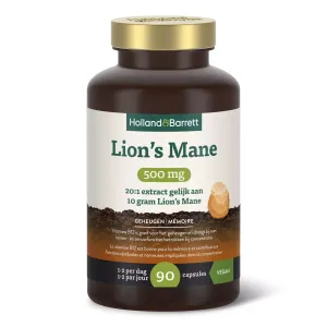 Holland & Barrett Lion's Mane 500mg - 90 calsules
