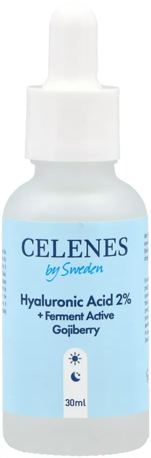 Celenes by Sweden - Hyaluronzuur 2% + Ferment Active Goji Berry Serum - 30ml