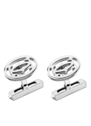 Cartier Double C de Cartier manchetknopen van sterling zilver