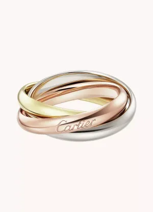 Cartier Trinity ring medium van 18 karaat rosé-, wit-, en geelgoud