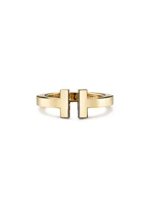 Tiffany & Co. Square ring van 18 karaat geelgoud 69841