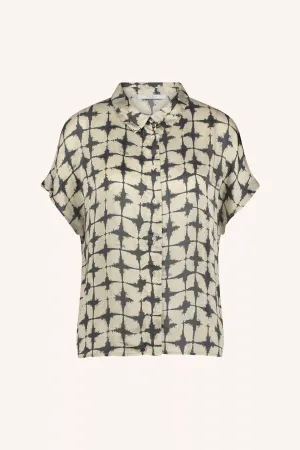 Karly square tie dye blouse