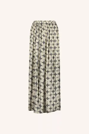 Nina square tie dye skirt