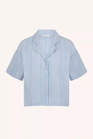 Jake stripe chambray blouse