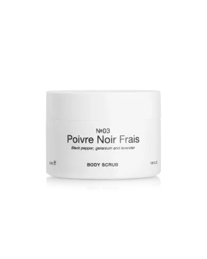 Caring Cream Body Scrub Poivre Noir Frais
