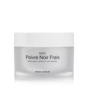 Caring Cream Body Scrub Poivre Noir Frais