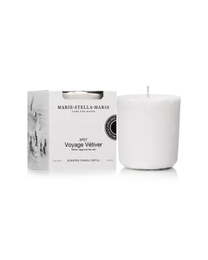 Geurkaars 300 gr Refill No.07 Voyage Vétiver