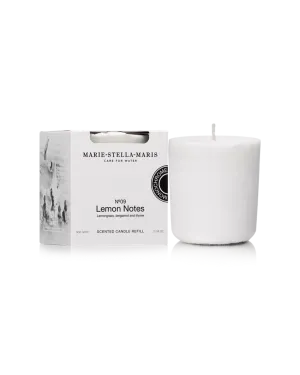 Geurkaars 300 gr Refill No.09 Lemon Notes