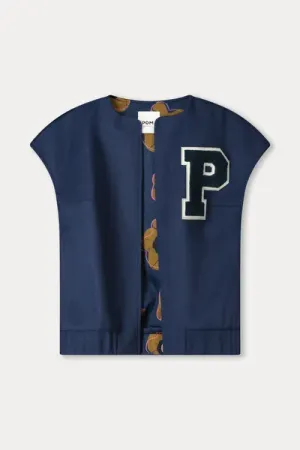 gilet baseball nightfall blue