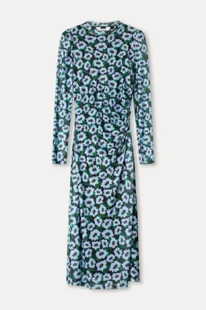 dress wild flowers blue