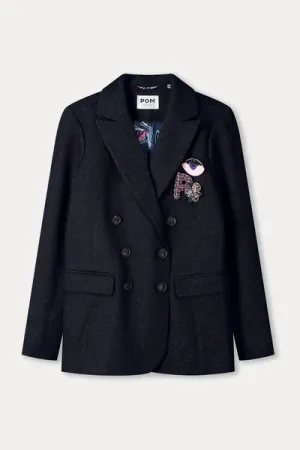blazer dark shimmer