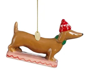 Mica Decorations Hond kersthanger