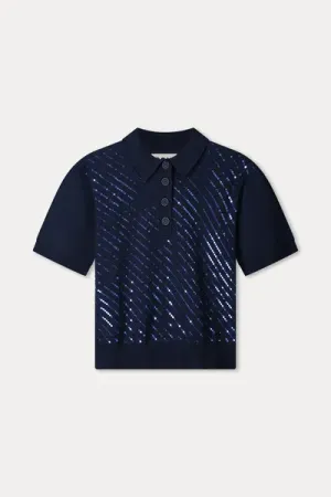 POLO SEQUINS NIGHT BLUE
